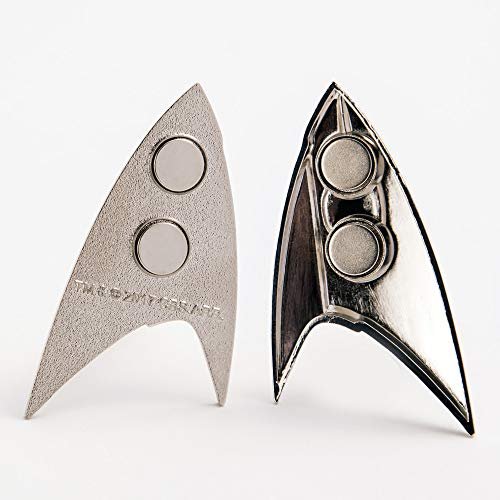 QMx Star Trek: Insignia magnética de descubrimiento para ciencia, multicolor, talla única QMx QMx