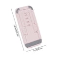 thumbnail image 3 of Eolstice Desktop Phone Stand, Foldable Card Style Adjustable Lifting Bracket, Portable Cell Phone Holder for Office, Home, Travel, Desk, Tablet and Bed,Pink, 3 of 7