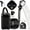 Black, variant on Smart Portable Shower Pump, Rechargeable 2400/6000mAh Battery Powered Outdoor Shower, IPX8 Waterproof, with Intelligent LED Display & 4 Spray Modes, for Outdoors, Camping (Type-B black)