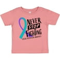 thumbnail image 3 of Inktastic Never Stop Fighting Suicide Prevention Awareness Ribbon Boys or Girls Baby T-Shirt, 3 of 5