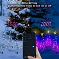 thumbnail image 4 of TCHSIN 4Pack Spiral Christmas Tree Pathway Lights, Smart Outdoor Christmas Decorations Spiral Tree, Walkway Lights for Yard, Patio, Pathway Decorations-APP Control Waterproof (1.6FT-8P), 4 of 8