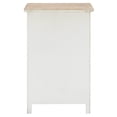 thumbnail image 5 of Home Square Fish Wood Storage Side End Table in Distressed White - Set of 2, 5 of 11