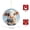 pattern-6, variant on Cow Christmas Ornament Cow Gifts for Cow Lovers Personalized Christmas Ornament Round Porcelain Ornament Keepsake Gift for Men Women Coworker Friends Under Tree Christmas Decor