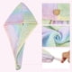 thumbnail image 5 of Toalla de microfibra Unique Bargains para secar el cabello Colores surtidos 63x25 cm, 5 of 7
