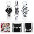 thumbnail image 2 of MasteelfCA 3Pcs Sweater Shawl Clips Cardigan Clips Sweater Buckles Decorative Sweater Clips, 2 of 7