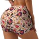 thumbnail image 1 of Balery gold Skull Guitar record Pantalones cortos de entrenamiento estampados para mujer, sin costuras, ajustados, para gimnasio, yoga, correr, deportes, ejercicio activo, fitness.-X-Large, 1 of 8