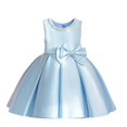 thumbnail image 4 of HJYCHN Kids Dress Sleeveless White Pageant Dress with Bow Accent and Beaded Neckline for Girls Dress 4 Years, 4 of 4