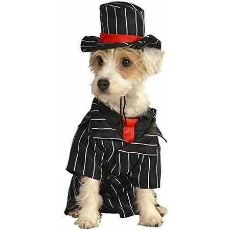 Gangster Mob Boss Dog Costume - Medium