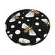 thumbnail image 1 of Disketp Honey Bees at Night Funda Redonda para Taburete, Funda de Cojín para Silla de Bar Suave y Elástica-13 inch, 1 of 7