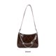 thumbnail image 2 of Sonducket Bolso de moda y versátil, bolsos compactos y portátiles para mujer, bolso de mano para axilas, regalos Envolturas para manijas de equipaje marrón, 2 of 6