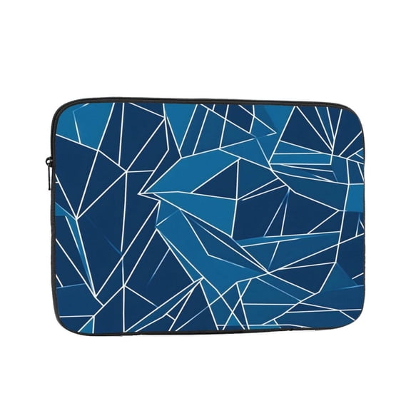 Laptop Case Shockproof Sleeve Water Resistant Computer Bag Fits Tablet Notebook Ultrabook For Travel Office 10 Inch Darkgray Geometric Patterns_2