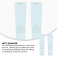 thumbnail image 2 of 1 Pair UV Sun Protection Sleeves Cooling Ice Silk Sleeves Riding Cycling Cuffes, 2 of 9