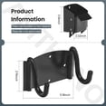 thumbnail image 3 of baomifa-Wheelbarrow Storage Bracket/Hook - 90 lbs Capacity, Maximize Space in Garden, Shed or Workshop, 3 of 4