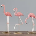 thumbnail image 2 of BRIGHTFUFU Resin Flamingo Sculpture Decorative Flamingo Statue Tabletop Figurine Home Decor, 2 of 8