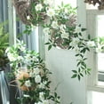 thumbnail image 6 of Darzheoy 5.7FT Artificial Rose Vine Fake Flower Garland Fake Silk Rose Hanging Vine for Wedding Party Background Arch Garden Background Decoration, 6 of 6