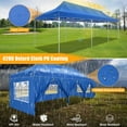 thumbnail image 6 of HOTEEL Canopy 10x30 Pop up Canopy with 8 Sidewalls Heavy Duty Party Tent Outdoor Party Event Gazebo Commercial Canopy Tents for Parties Wedding Outdoor Events,Blue, 6 of 15