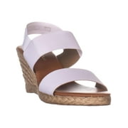 Womens Andre Assous Allison Espadrille Wedge Sandals, White, 8 US