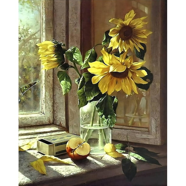 Pintura De Diamante 5d, Pintura De Diamante Cuadrada Para Niños Y Adultos - Kit Kits De Arte De Diamante Para El Hogar Dec