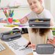 thumbnail image 5 of Large pencil case, gray. Perfect for school, office, or art supplies storage., 5 of 5