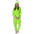 thumbnail image 7 of Disney Monsters Inc Adult Mike Wazowski Kigurumi Costume Hooded Union Suit Pajama, 7 of 7