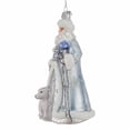 thumbnail image 4 of Kurt S. Adler Bellisimo  Silver Santa with Polar Bear Ornament, 7-Inch, 4 of 4