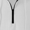 thumbnail image 5 of Mineart Hoodies for Men Solidcolor Checkerboard Casual Sports Straight Pullover Long Sleeve Sweatshirt Quarter-zip Tops with Pocket Drawstring, 5 of 5