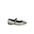 thumbnail image 2 of Time and Tru Women's Faux Leather Mary Jane Flats, Wide Width Available, 2 of 5