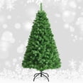 thumbnail image 1 of Patiojoy 5FT Pre-lit Artificial Christmas Tree, Multi-Colored Fiber Optic Spruce Tree Artificial Xmas Tree, 1 of 10