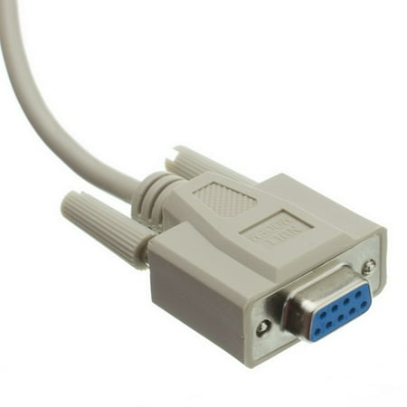 Modem Cable, DB9 Female, UL rated, 8 Conductor, 10 foot