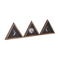thumbnail image 2 of 3Pcs Rustic Wall Moon Phase Decor Traingular Wall Decoration for Bedroom Living Room, 2 of 6