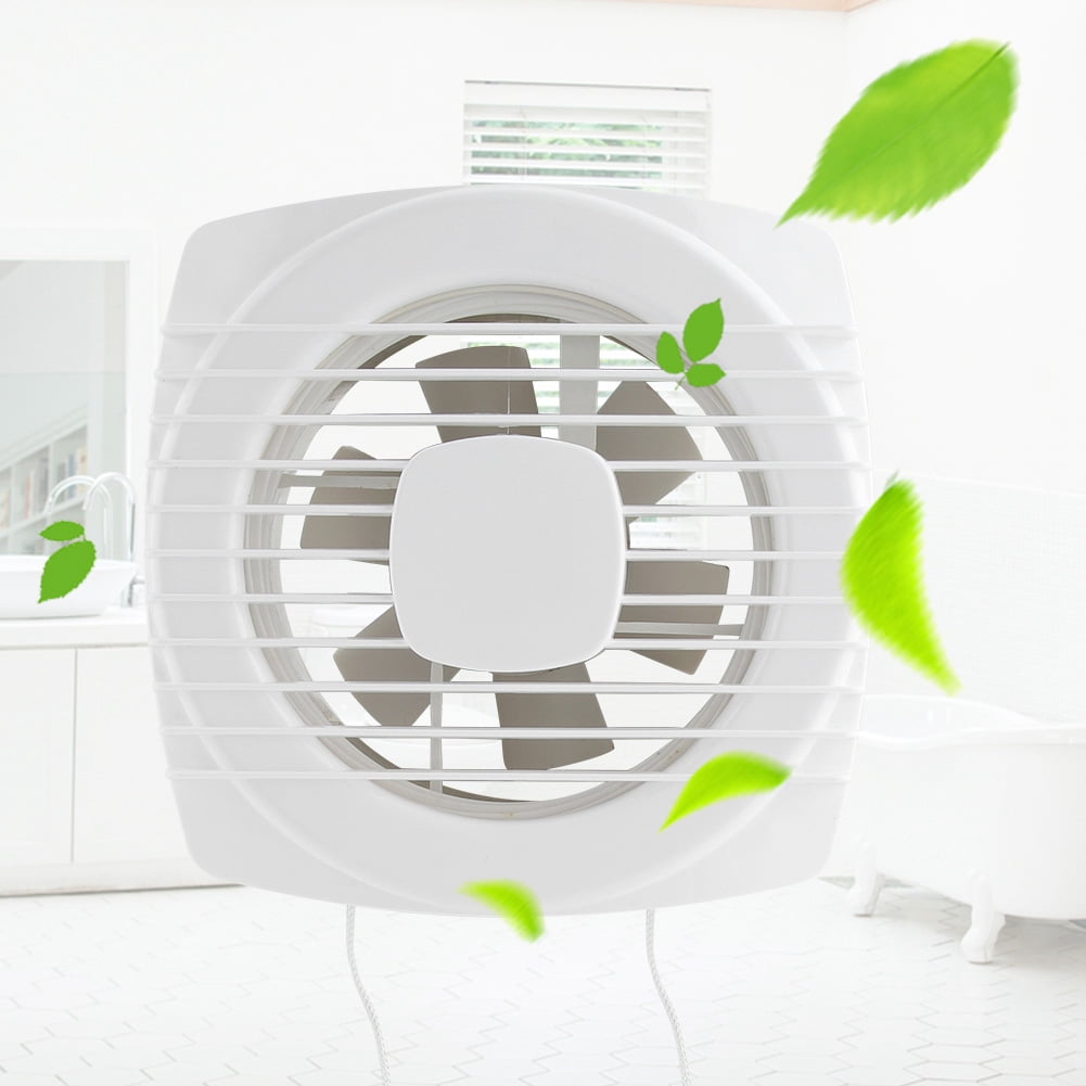 Abastado 15W 220V Home Bathroom Kitchen Window Wall Mount Air Vent Ventilation Exhaust Fan