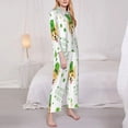 thumbnail image 3 of Sikiie happy dog. St. Patricks Day Pajamas Set Long Sleeve Sleepwear Womens Button Down Nightwear Pj Sets-X-Large, 3 of 7