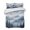 DarkBlue, variant on Quilts King Size, Blue Mountain Peak Soft Comforter Bedding Set for Bed, Forest Tree Bird Fog Landscape Lightweight Quilted Bedspread with Pillow Cover(2 Pieces) for All Season, 96x106 Inch