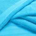thumbnail image 6 of BELIZZI HOME Ultra Soft 6 Pack Cotton Towel Sets, Contains 2 Bath Towels 28x55 inch, 2 Hand Towels 16x24 inch & 2 Wash Coths 12x12 inch, Compact & Lightweight - Turquoise Blue, 6 of 7