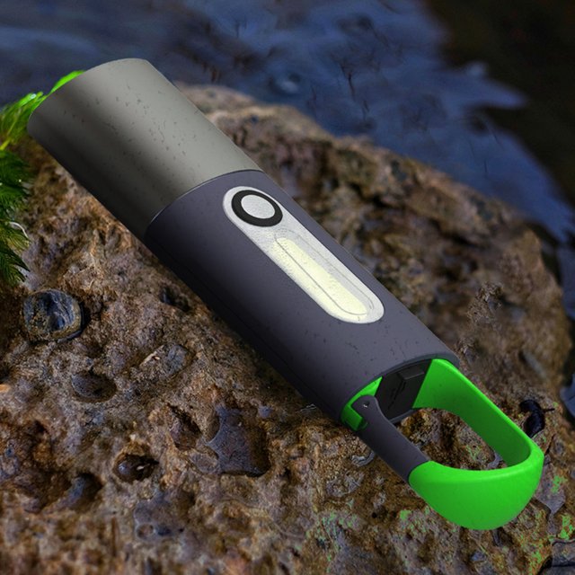 Potente Mini LED Llavero Linterna Antorcha Lámpara de trabajo de bolsillo para acampar al aire libre