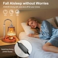 thumbnail image 3 of KIMIUP Candle Warmer Lamp with Timer, Adjustable Height & Dimmable - Flameless Wax Warmer Melts Jar Candles Safely, Modern Table Lamp for Bedroom Living Room Home Decor (Gradient Gold), 3 of 8