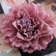 thumbnail image 4 of Peony Fabric Flower Brooches Oversize Lapel Pins Extra Big Brooch Delicate Dancing Party Prom Wedding Charm Banquet Dress Suit Guest Corsage Accessories Gifts Dancer Large Hairpin Clip 110mm, 4 of 12