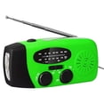 thumbnail image 4 of Msgweeeg Emergency Weather Radio Solar Hand Crank AM FM WB Portable Radio with Flashlight 2000mAh Power Bank for Phone Charging Camping Hurricane Kit, 4 of 9