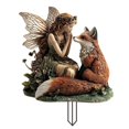 thumbnail image 1 of Outdoor Decoration Acrylic Fairy Garden Card Slot for Pot Display with Design, 1 of 4