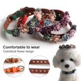 thumbnail image 3 of jiaroswwei Puppy Collar Flower Shape Design Decorative Adjustable Pet Dogs Cats Floral Collar Pet Accessories, 3 of 8