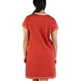 thumbnail image 2 of LazyOne Women's Nightgown, Funny V-Neck Sleep Shirt for Women (Red Happy Camper, XXL), 2 of 7