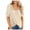 Beige_N, variant on Womens Shirts Summer Waffle Solid Color Tee Short Sleeve V-Neck Tunic Tops Y2K Clothing Loose Pullover Casual Blouse Plus Size T Shirts for Women Beige M