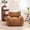 Brown, variant on Oversized Bean Bag Chair for Adults with Armrests, Comfy Foam Lounge Sofa Chair for Living Room Bedroom Dorm, Blue