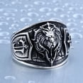 thumbnail image 6 of Mens Lion Head Alloy Ring European Style Jewelry Gift, 6 of 6