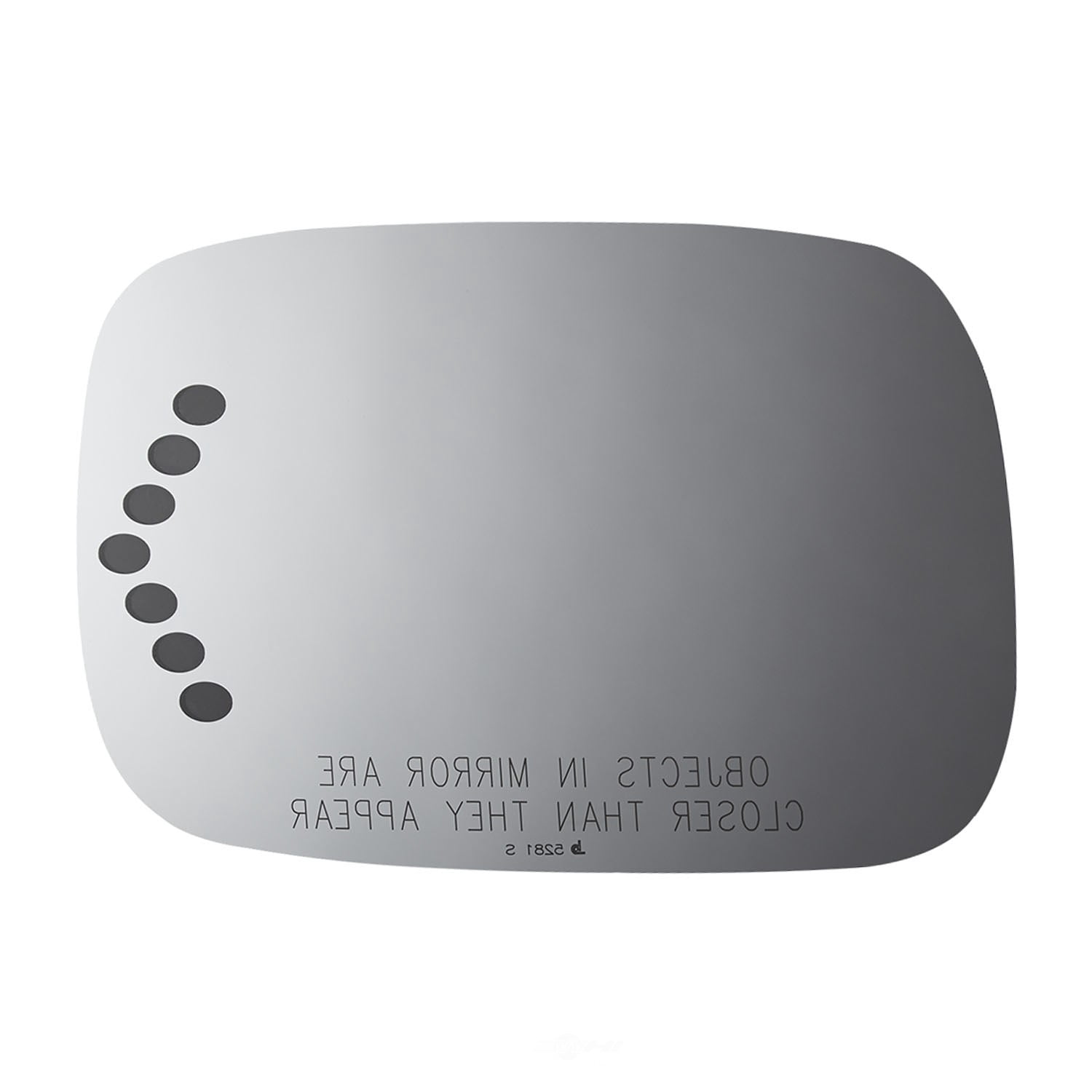 Burco Side View Mirror Replacement Glass - Clear Glass - 5281S