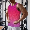 thumbnail image 5 of Salouo Light Purple Glitter for Men's Tank Tops,Sleeveless Muscle Shirts for Men Quick Dry Workout Tank Top Gym Muscle Tee Fitness Bodybuilding Sleeveless T Shirt-XX-Large, 5 of 7