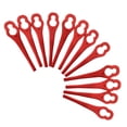 thumbnail image 4 of Hugtrwg Juego Cuchillas Repuesto Cuchillas Corte Plástico para Recortadora Césped (120 Piezas), 4 of 9