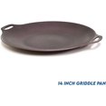 TECHEF 14inch Nonstick Round Griddle Grill Pan for Korean BBQ