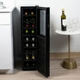 thumbnail image 4 of Koolatron 18 Bottle Slim Dual Zone Wine Cooler Freestanding Wine Fridge, 4 of 9