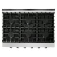 thumbnail image 6 of Slide-In Counter Gas Cooktop with 6 Sealed Italian Burners, Black Porcelain Surface, Cast Iron Grates, Metal Knobs in Stainless Steel, 6 of 14